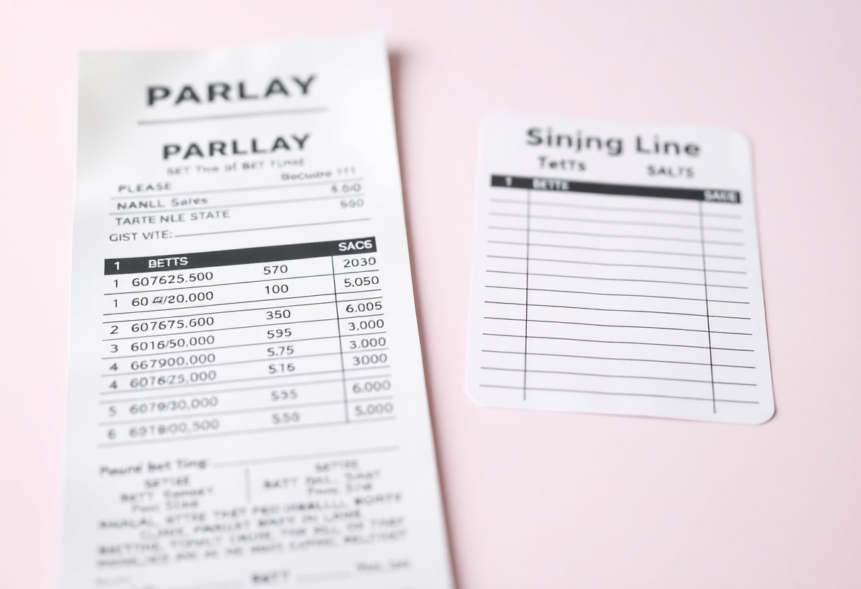 Tofauti Kuu kati ya Parlay na Single Bets